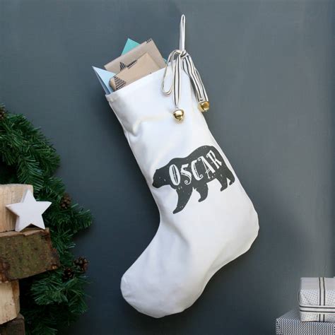 polar bear stocking|polar bear christmas stocking.